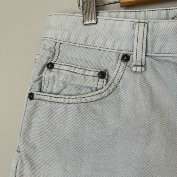 Free People High-Rise Cutoff Denim Shorts Size 26 - Picture 8 of 9